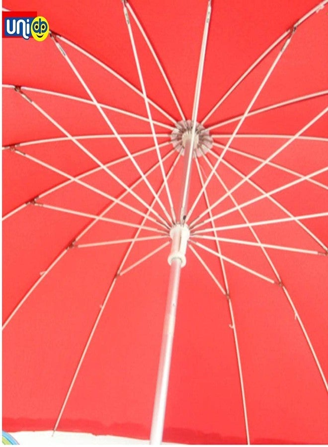 SOniLEX Selling Uniqness UNIq Heart-Shaped Design Windproof and Anti-UV Durable Rain and Sun Umbrella (Red) - Image 5